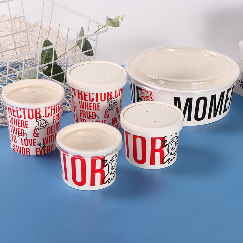 종이 수프 용기