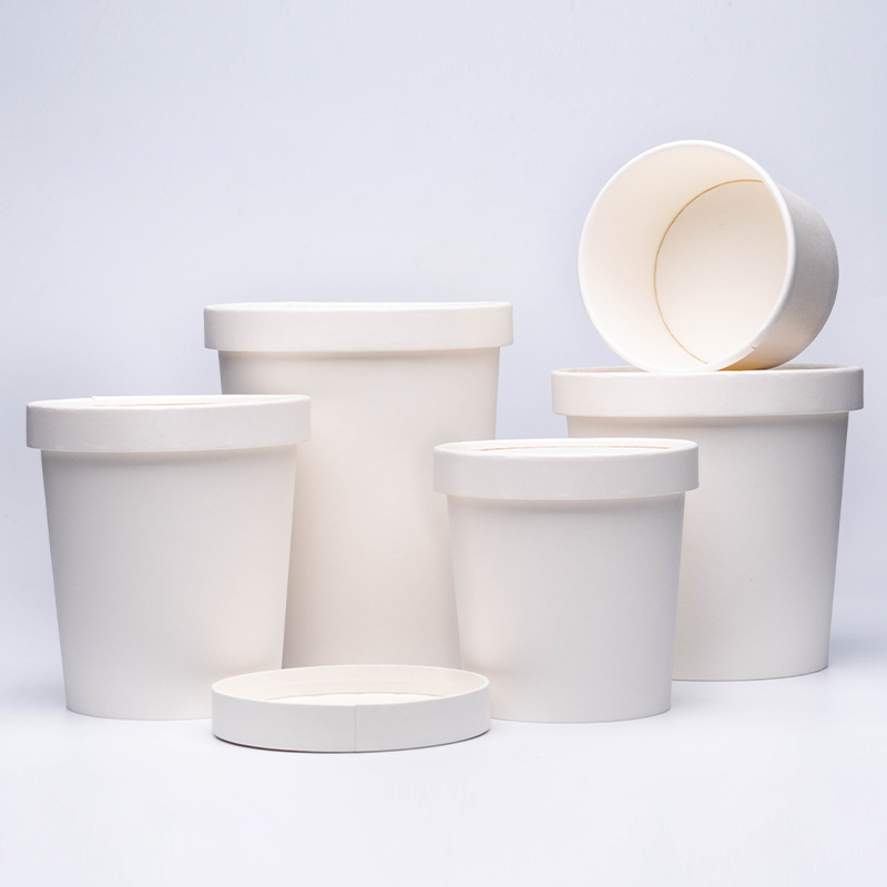 종이 수프 용기