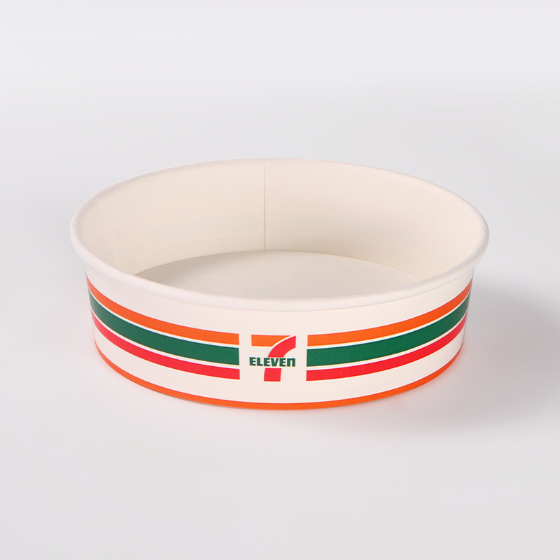 둥근 종이 그릇