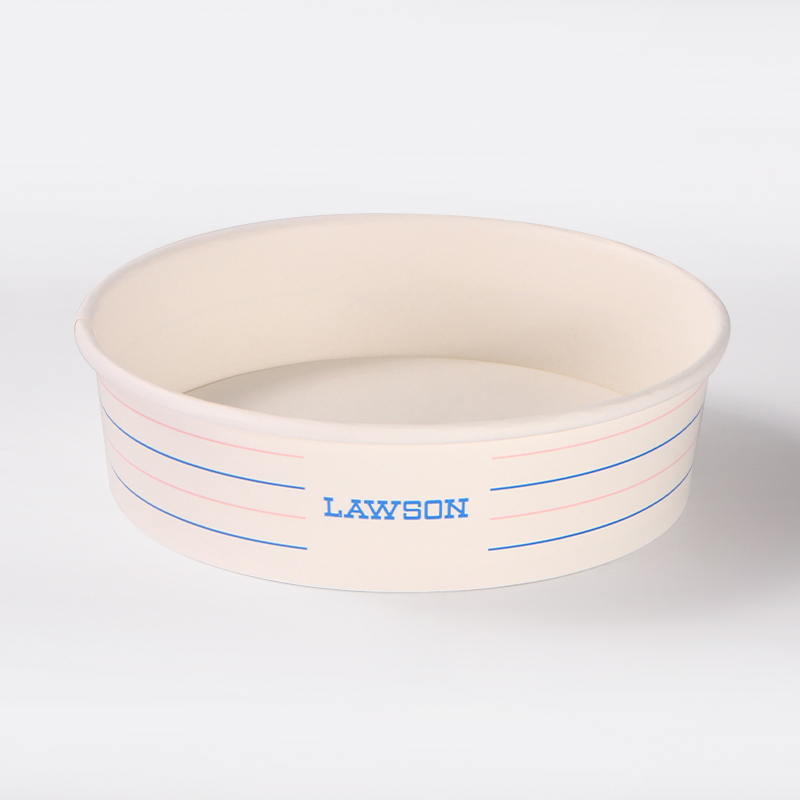 둥근 종이 그릇